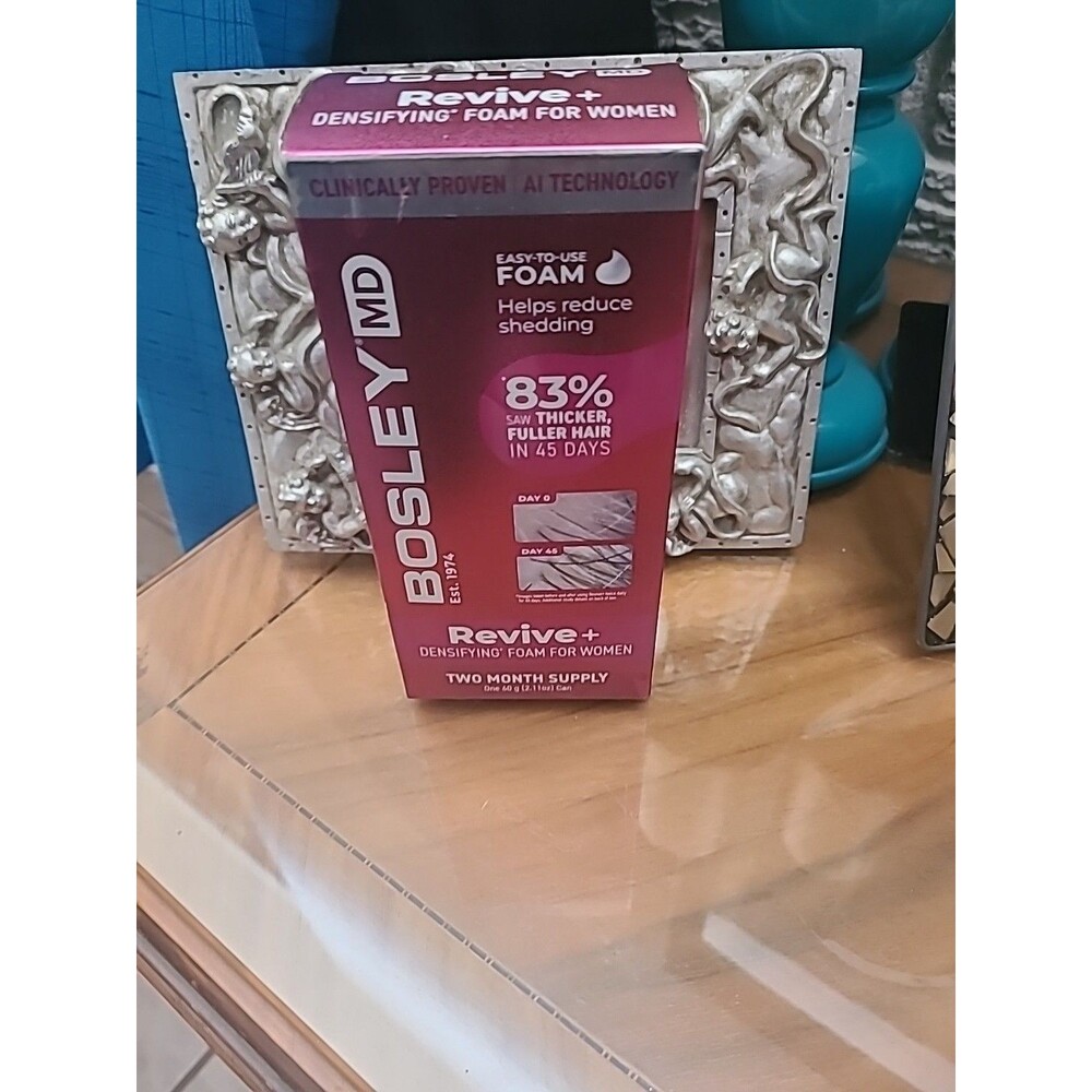 Bosley MD Revive+ Densifying Foam For Women Two Month Supply 60g/2.11oz. New